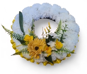 Silk flower tributes