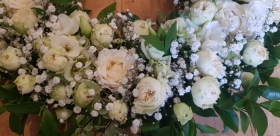 Whites & Green Wreath