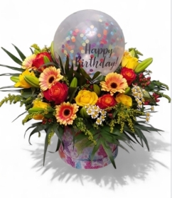 Colourful Balloon Box