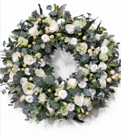 Eucalyptus and Rose wreath