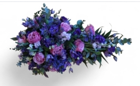Purple and Lilac tear drop spray