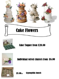 Cake flowers