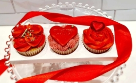 Cup cakes Valentines Day