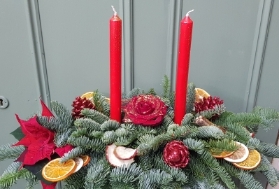 Double candle arrangment
