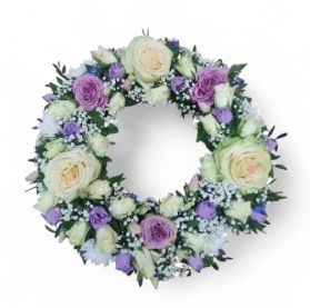 Lilac and cream