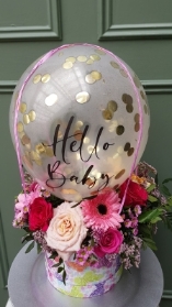 Welcome Baby girl balloon